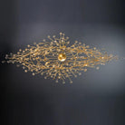 Doris Branch Crystal Chandelier Light-Chandeliers-Blushlighting