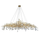 Doris Branch Crystal Chandelier Light-Chandeliers-Blushlighting
