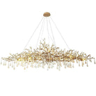 Doris Branch Crystal Chandelier Light-Chandeliers-Blushlighting