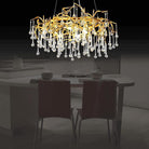 Doris Crystal Round Branch Chandelier 23.5"D Gold-Chandelier-Blushlighting