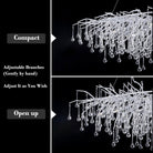 Doris Rain Branch Chandelier Dia 23.5" Silver-Chandelier-Blushlighting