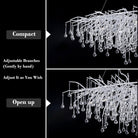 Doris Rain Branch Chandelier Dia 23.5" Silver-Chandelier-Blushlighting