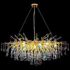 Doris Rain Crystal Branch Chandelier 54"L-Chandelier-Blushlighting
