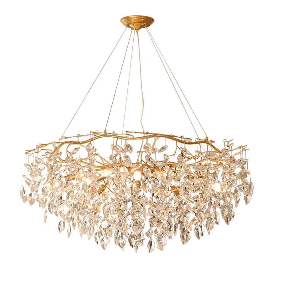 Doris Round Modern Branch Chandeliers-Chandeliers-Blushlighting