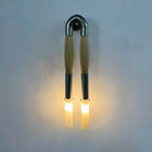 Double Head Antonia Horsehair Sconce - Dia 14cm X H 78cm / ∅ 5.5″ X H 30″Oil - Rubbed BronzePalominoBlushlighting