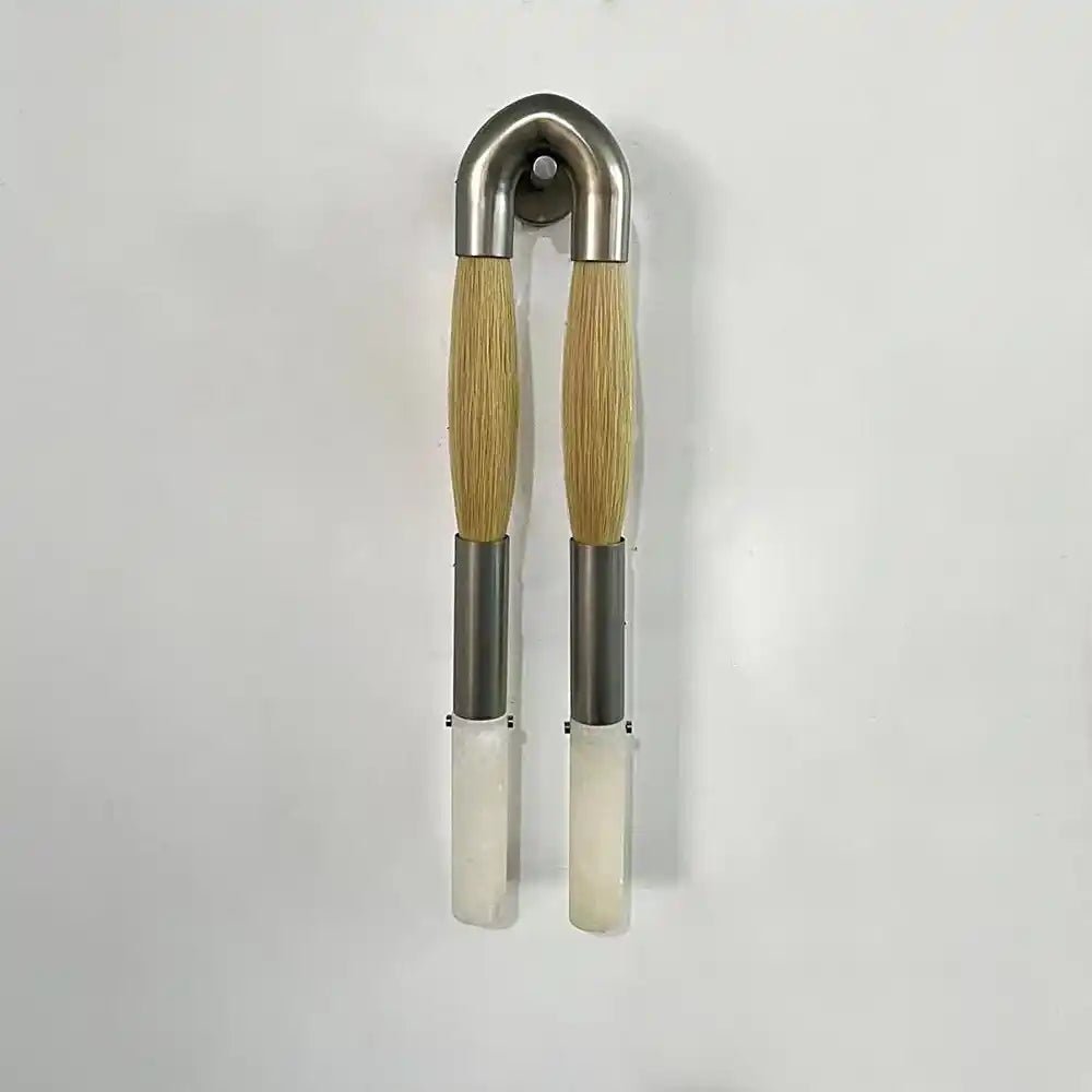 Double Head Antonia Horsehair Sconce - Blushlighting