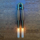 Double Head Antonia Horsehair Sconce - Dia 14cm X H 78cm / ∅ 5.5″ X H 30″Aged BrassPalominoBlushlighting
