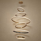 Drake Crystal Cascading Chandelier - Ø31.5"+Ø21.7"+Ø52"+Ø31.5"+Ø41.7"+Ø21.7" (Ø80+Ø55+Ø132+Ø80+Ø106+Ø55 cm)Blushlighting