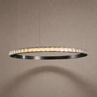 Drake Single-Ring Crystal Chandelier - Ø52" × H2.2" (Ø132 × H5.5 cm)Blushlighting