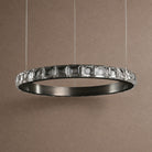 Drake Single-Ring Crystal Chandelier - Ø21.7" × H2.2" (Ø55 × H5.5 cm)Blushlighting