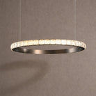 Drake Single-Ring Crystal Chandelier - Ø31.5" × H2.2" (Ø80 × H5.5 cm)Blushlighting
