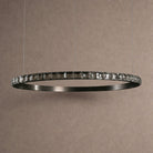 Drake Single-Ring Crystal Chandelier - Ø41.7" × H2.2" (Ø106 × H5.5 cm)Blushlighting