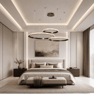 Drake Triple-Ring Crystal Chandelier - Blushlighting