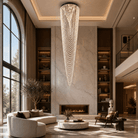 Dream Veil Modern Sculptural Pendant Light - Blushlighting
