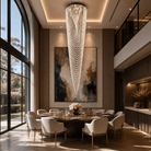 Dream Veil Modern Sculptural Pendant Light - Blushlighting