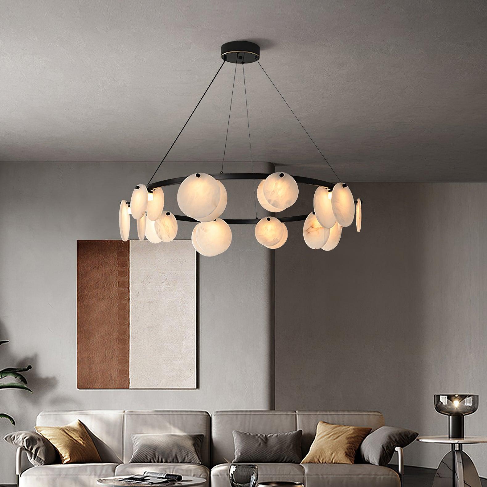 Trinidad Alabaster Chandelier with 8/10 heads