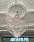 Luxury Multi-tiered Extra Large Crystal Chandelier for Staircase/Foyer/Entryway - Blushlighting