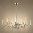 Modern Chandelier in silver