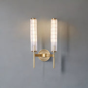 Blushlighting® Modern Glass Copper Wall Sconce for Bathroom, Living Room image | luxury lighting | luxury wall lamps | glass lamps