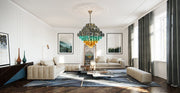 Bettina Murano Round Glass Chandelier