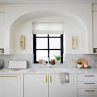 Eartha Modern Alabaster Bedroom Sconce, Indoor Wall Light - Polished Nickel20"H*4.25"WBlushlighting