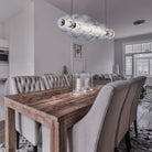 Echelon Linear Chandelier - ChromeClear56”Blushlighting