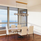 Echelon Linear Chandelier - ChromeClear56”Blushlighting