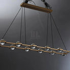 Eclatant Rectangular Chandelier 54" 72"-Blushlighting