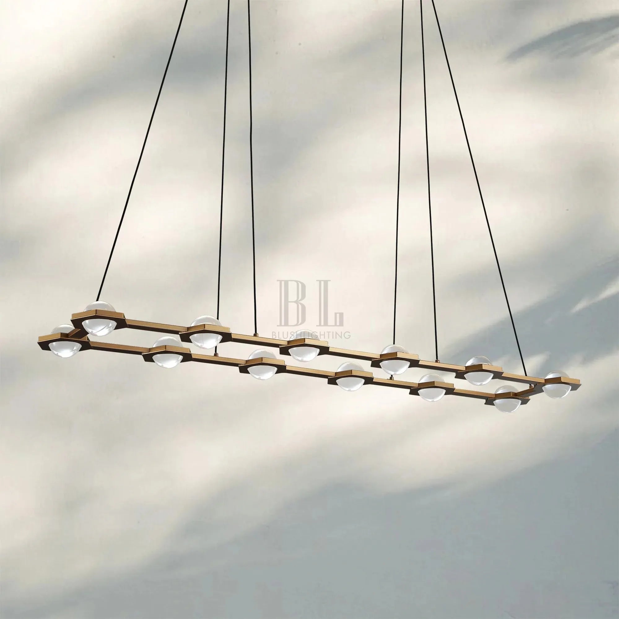 Eclatent Rectangular Chandelier 54" 72"-