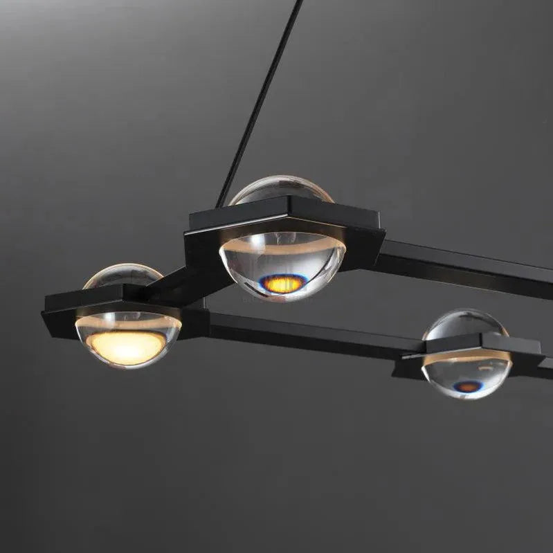 Eclatant Rectangular Chandelier 54" 72"-Blushlighting