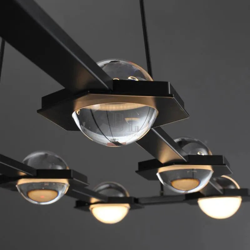 Eclatant Rectangular Chandelier 54" 72"-Blushlighting