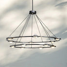 Eclatent 2-Tier Round Chandelier 48" 60"-