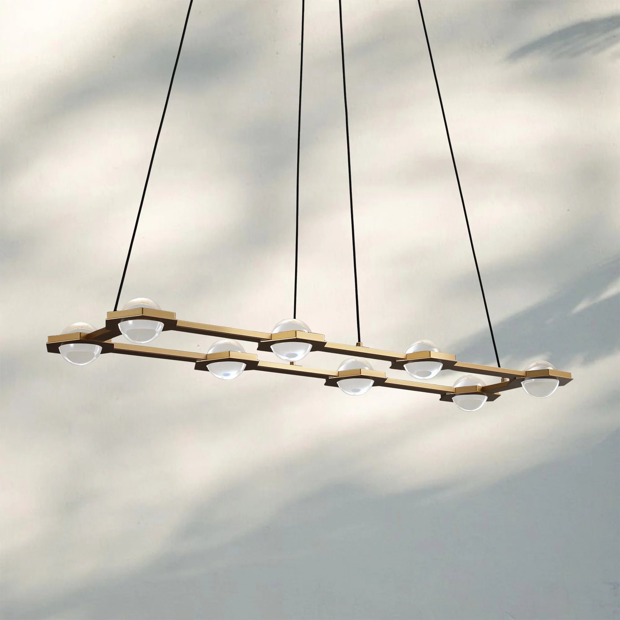 Eclatent Rectangular Chandelier 54" 72"-