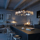 Eclipse Round Crystal Modern Chandelier - Ø30.7" × H5.5" (Ø78 × H14 cm)Blushlighting