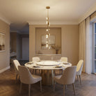 Eclipse Round Crystal Modern Chandelier - Ø30.7" × H5.5" (Ø78 × H14 cm)Blushlighting