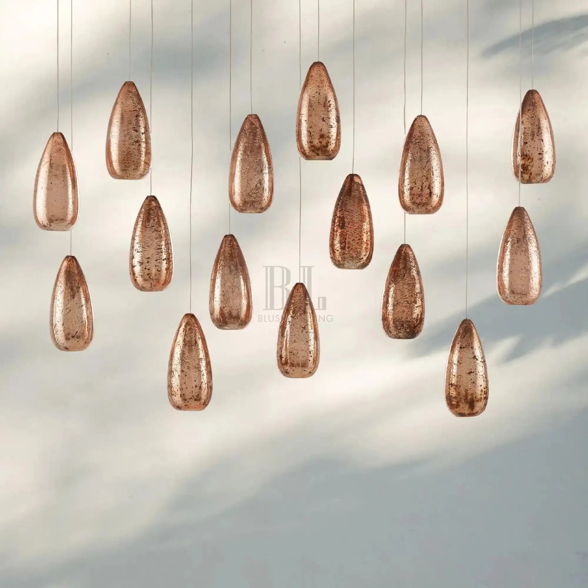 Edda Linear Chandelier - Blushlighting