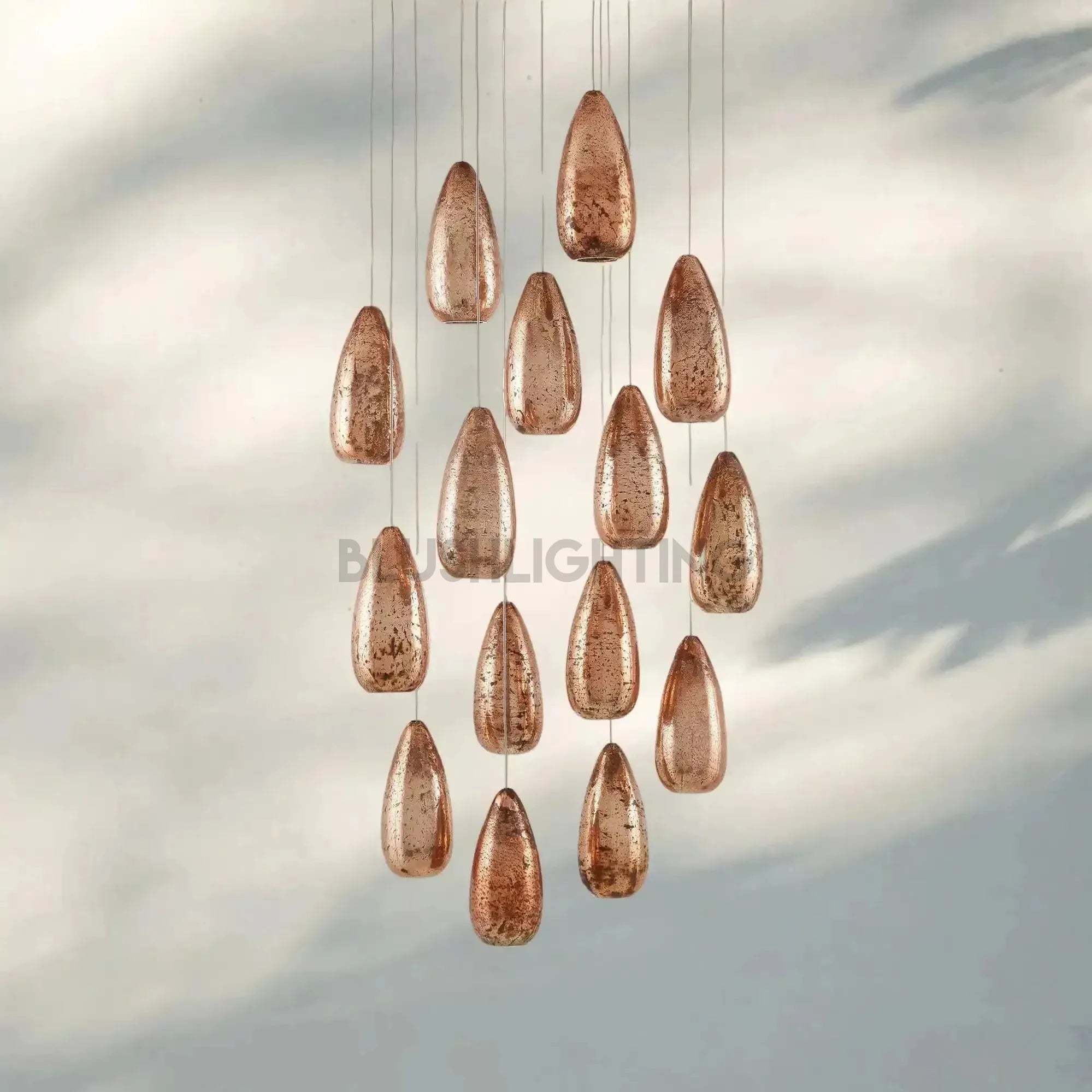 Edda Round Chandelier - 35"Blushlighting
