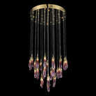 Eggplant - shaped Chandelier Purple Color - Blushlighting