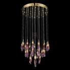 Eggplant - shaped Chandelier Purple Color - Blushlighting