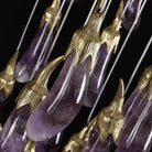 Eggplant - shaped Chandelier Purple Color - Blushlighting