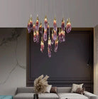 Eggplant - shaped Chandelier Purple Color - Blushlighting