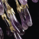 Eggplant - shaped Chandelier Purple Color - Blushlighting