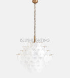 Elba Glass Large Chandelier - Blushlighting