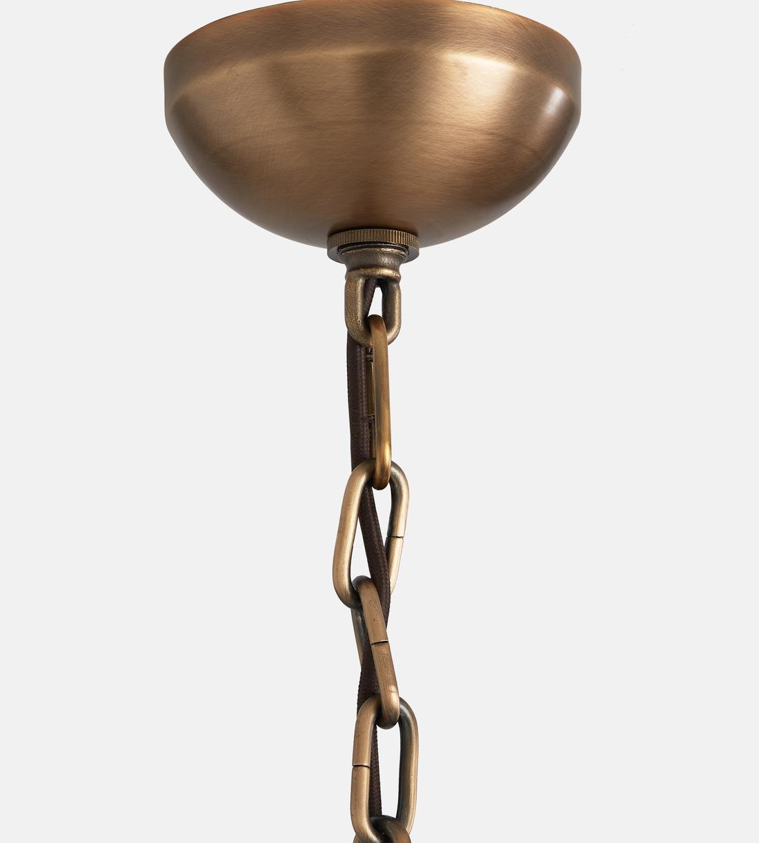 Elba Glass Large Chandelier - Blushlighting