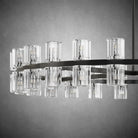 Elegant 48 - inch Polished Brass Round Crystal Chandelier Luxury Lighting - BlackBlushlighting