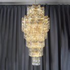 Elegant Crystal Chandelier for Duplex Villas-Chandelier-Blushlighting-Blushlighting