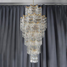 Elegant Crystal Chandelier for Duplex Villas-Chandelier-Blushlighting-Blushlighting