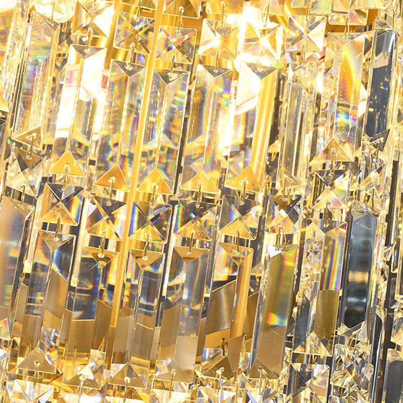 Elegant Crystal Chandelier for Duplex Villas-Chandelier-Blushlighting-Blushlighting