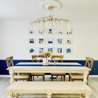 Elegant Crystal Icicle Chandelier in Branch Style for Dining Table Use-Chandeliers-Blushlighting