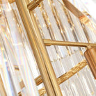 Elian Gillani 2-Story Crystal Chandelier - Diameter 50 cm ( 19.7 in ) x Height 160 cm ( 62.9 in )GoldBlushlighting